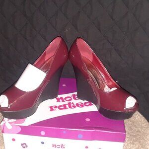 FAHRENHEIT PATENT LEATHER WEDGE